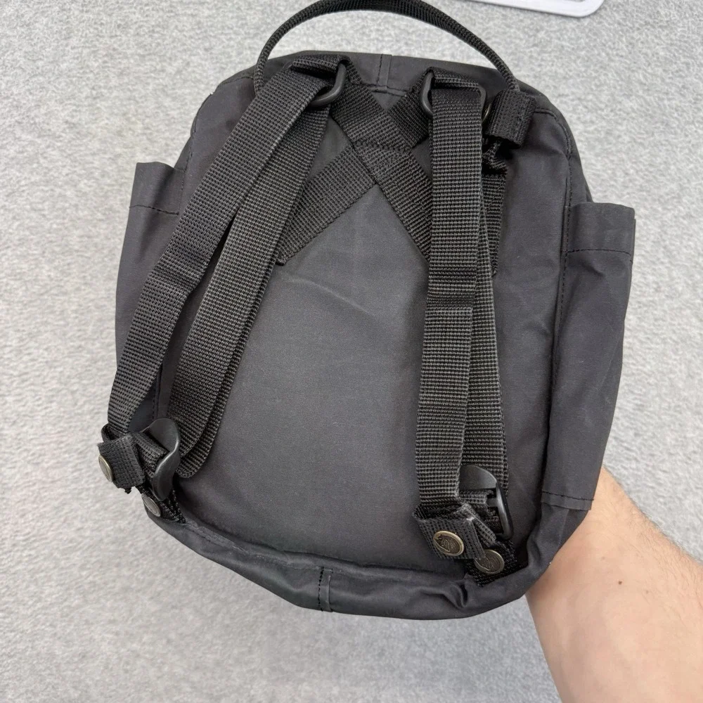 FJALLRAVEN KANKEN MINI BACKPACK‎ 23561 Graphite Gray Black Book Bag Small Bag
